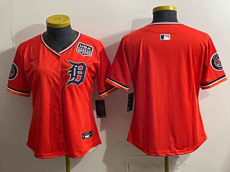 youth Detroit Tigers blank orange Nike 2026 MLB Jersey 0404003 (1)